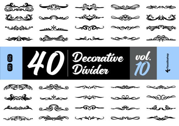 Classic Flourish Divider Collection: Elevate Your Design