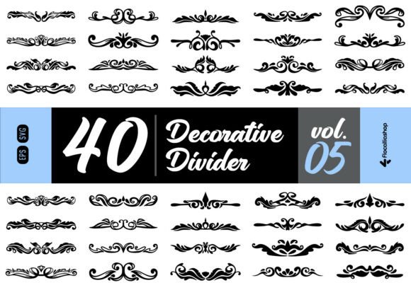 Elevating Design with Vintage Line Art Decorative Dividers: A Guide to Ornamental Elegance