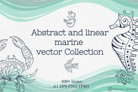 Evaluating the Abstract Linear Marine Vector Collection for Professional Design
