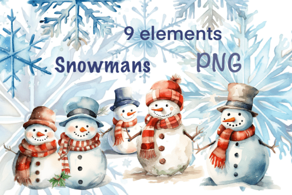 Snowman and Snowflakes Clipart: A Designer's Guide