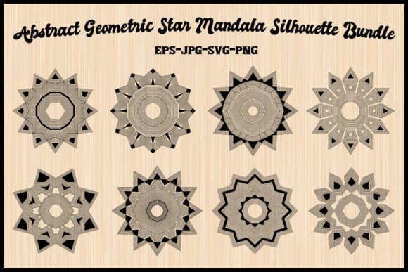Star Shape Geometric Mandala Pattern: A Strategic Asset for Modern Design