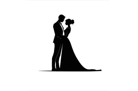 The Art of Vector Love: Understanding and Using a Bride and Groom Embracing Illustration