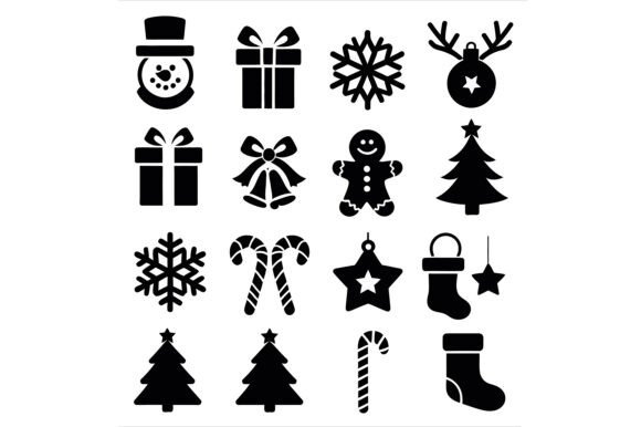 Unlocking Creative Potential with Black and White Christmas Icons