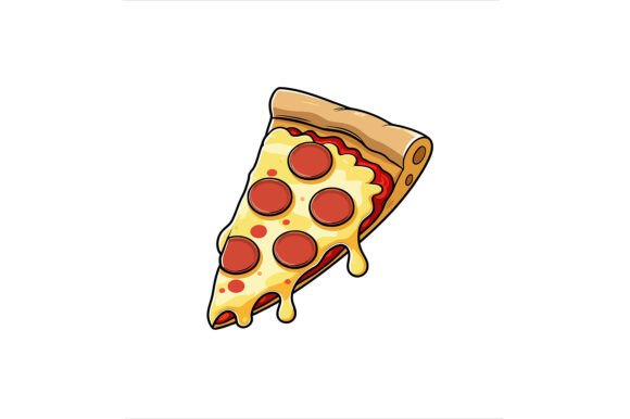 Vector Art of Delicious Slice Pizza: A Strategic Asset for Design and Branding