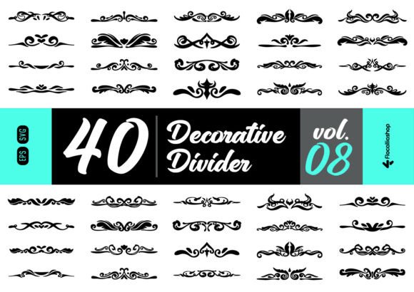 Vintage Ornamental Divider Bundle: Elevate Your Design