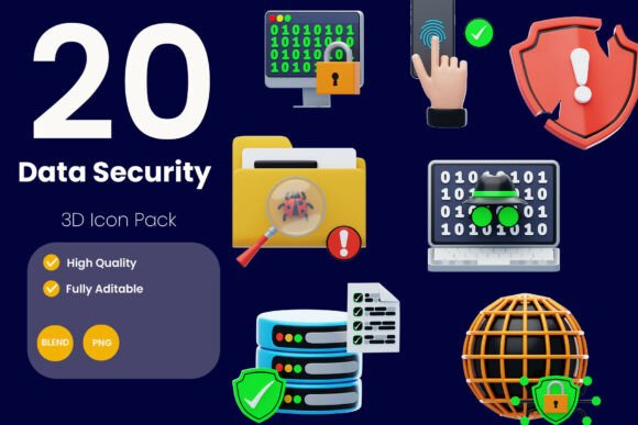 Visualizing Trust: How the Data Security 3D Icon Pack Defines Modern Digital Aesthetics